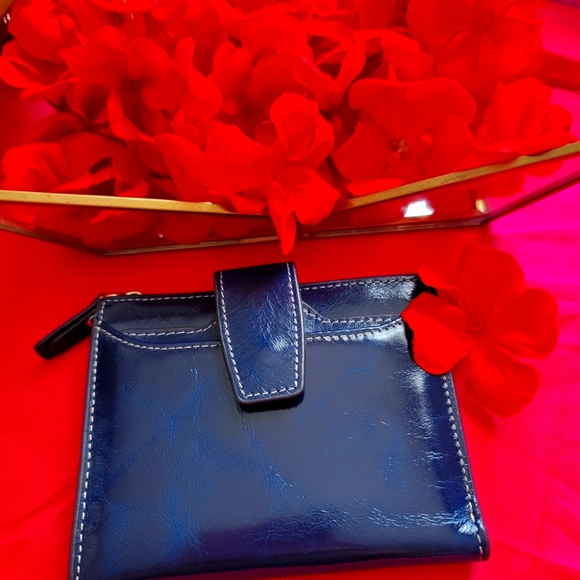 Portafoglio Compatto Personalizzato Per Ragazze Con Blocco RFID, Bi-fold In Pelle PU, 6 Slot Per Carte, Tasca Contanti E Cerniera, Regalo Di Compleanno Con Iniziali
